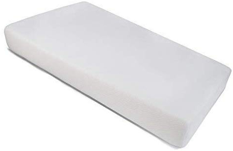 Pekitas - Colchón 3D cuna 60 x 120 cm,10 cm grosor transpirable anti-ahogo, funda con cremallera desenfundable y lavable, interior espuma dureza 20 para bebes