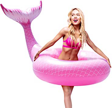 FUNOVA Cola de Sirena Hinchable