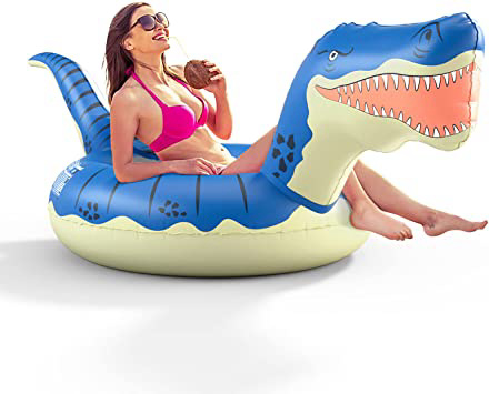 FUNOVA Flotador Piscina Hinchable Dinosaurio