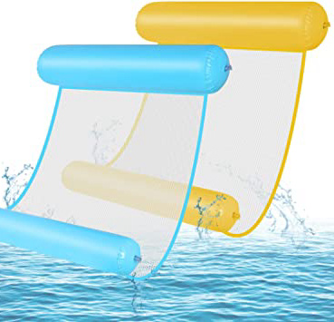 GOLDGE 2pcs Hamaca Flotante Piscina,