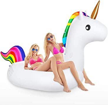 Jojoin Flotador de Piscina Unicornio,