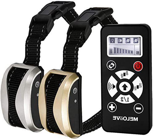 Meloive Collar Recargable Antiladrido Dos