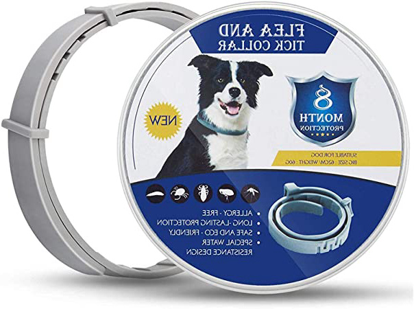 MZFANG Collar Antiparasitos para Perros