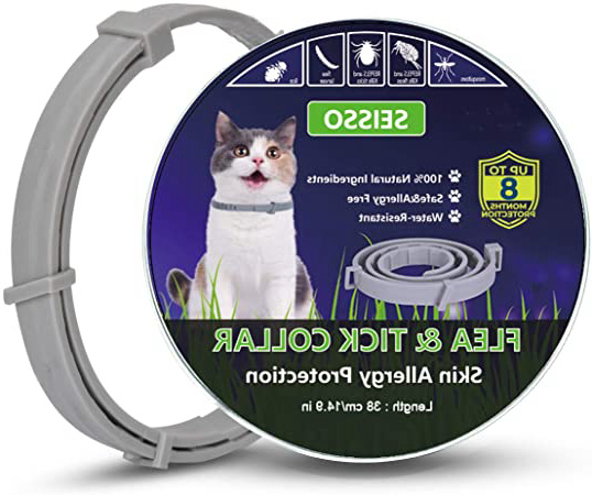 Seisso Collar Antiparasitos Gatos contra