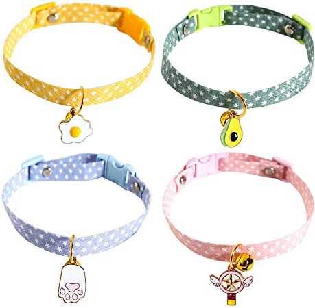 4 Pzs Collares para Gatos