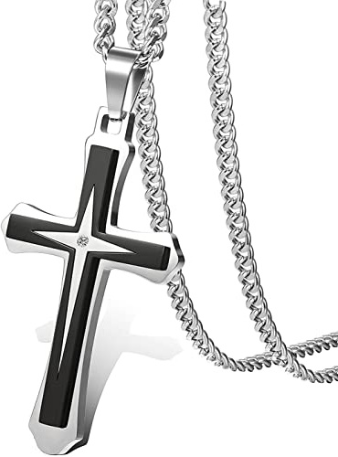 sailimue Acero Inoxidable Collares Hombre