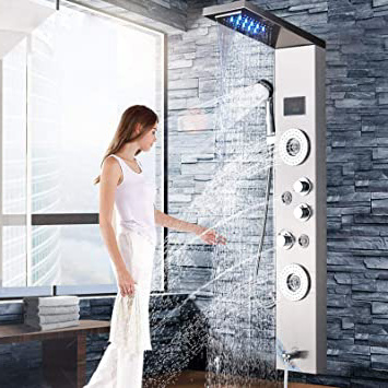 Saeuwtowy Panel de ducha LED