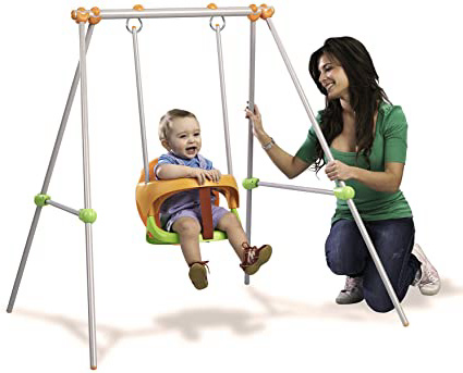 Smoby- Baby Swing Columpio bebé,