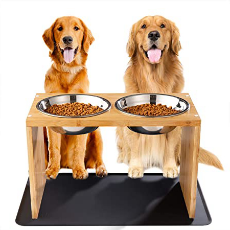 Yangbaga Comedero para Perro Doble