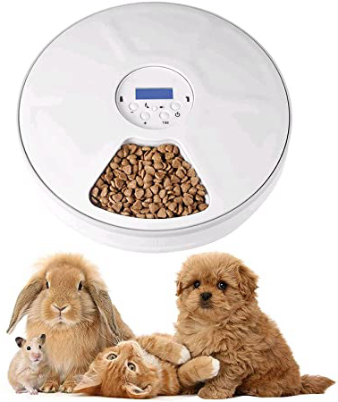 Lacyie Comedero Automático para Perros
