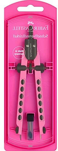 Faber-Castell 174335 Compás, Color Rosa,