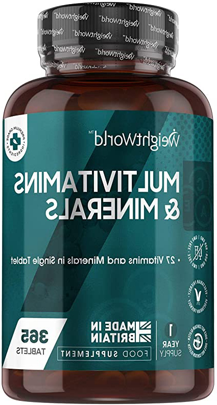 Multivitaminas y Minerales 365 Comprimidos