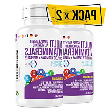 Vitaminas, minerales, complejo multimineral, cansancio y fatiga, hierro, acido fólico, b12, bienestar, 180 capsulas. (MULTIVITAMINAS PACK)