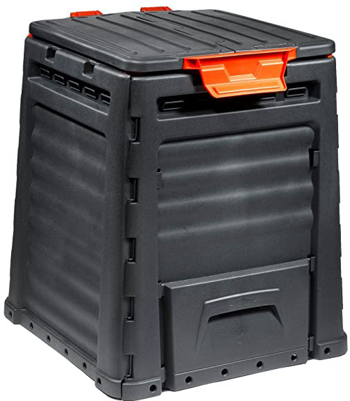 Keter - Compostador ECO, con capacidad de 320 L, Color gris oscuro