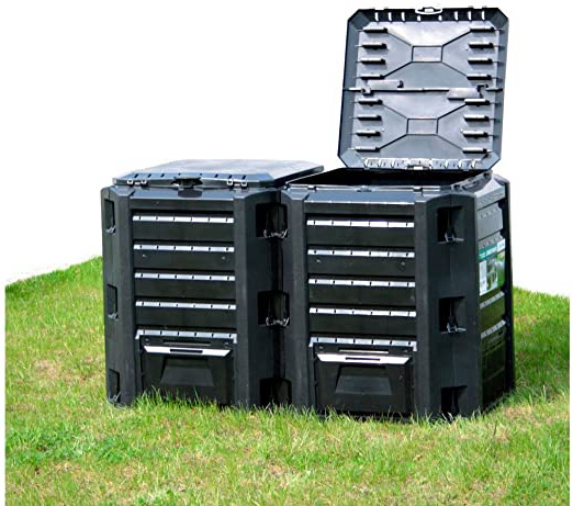 Prosperplast - Compogreen - compostador (800 litros), Color Negro