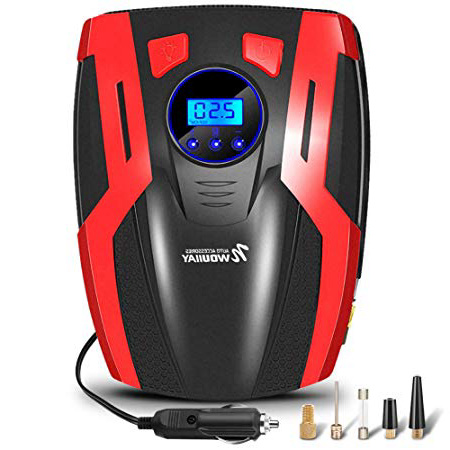NWOUIIAY Compresor de Aire Coche Eléctrico Bombas para Coche 150PSI 35L/MIN Portátil para inflar Neumáticos de Coche Moto y Bicicleta