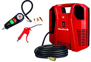 Compresor Einhell TH-AC 190 Kit (1.100W, potencia de extracción: 190 l/min, presión de trabajo máxima: 8bar)