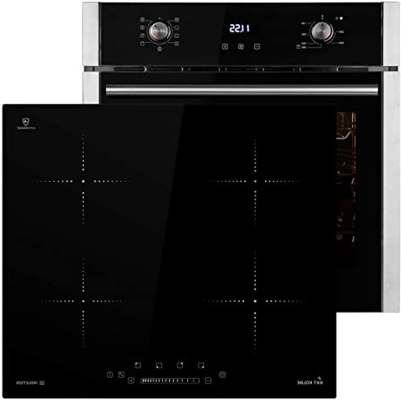 Horno eléctrico integrado de 60cm EB8010ED + placa de inducción de 59 cm KF5900IND (aire caliente, sistema de asado, temporizador automático, cajones telescópicos) SET80101IND2 - KKT KOLBE
