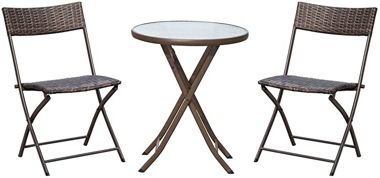 Outsunny Conjunto de Mesa y