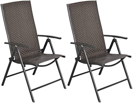 Outsunny Set de 2 Sillas