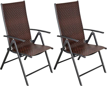 Outsunny Set de 2 Sillas
