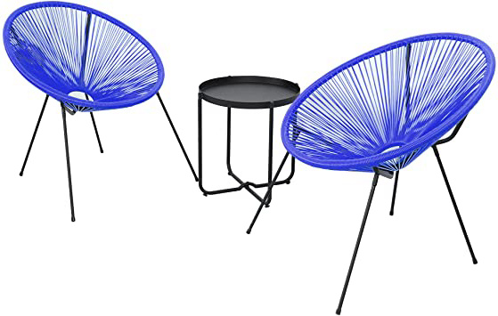 DlandHome Set de 2X Sillas