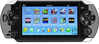 QUMOX 64Bit Consola de juegos de mano 4.3 pulgadas Built-in 100