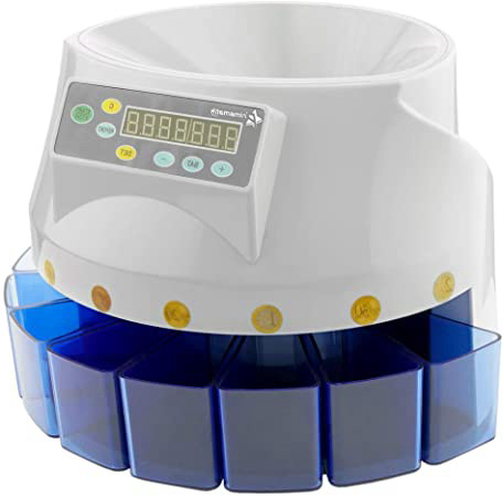 PrimeMatik - Contador de Monedas con clasificador automático para Euro DB360