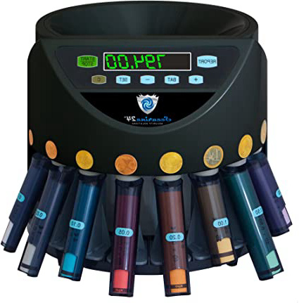 Securina24 - Contador de monedas con pantalla LCD SR1200LCD, SR-1200