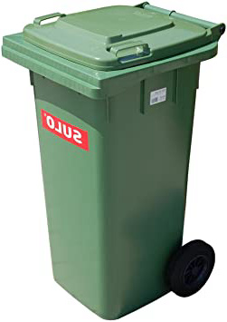 Cubo de basura 2 ruedas,