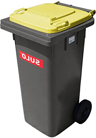 Cubo de basura 2 ruedas,