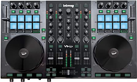Gemini G4V - Controladores DJ (2.0, USB B, 3.5 mm, USB, 5V, 1.1A) Negro