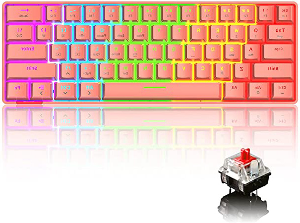 60% Teclado mecánico Cableado/Inalámbrico Teclado
