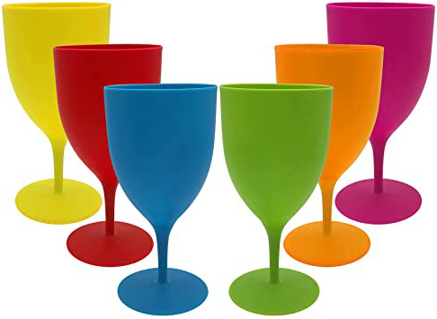 GJCrafts Vasos Colores de Plástico