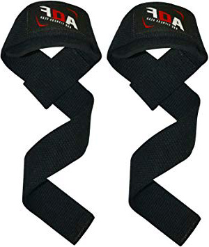 AQF Correas Levantamiento De Pesas De Neopreno con Soporte Muñequera Acolchado, para Entrenamiento, Culturismo Levantamiento De Potencia Fitness