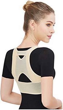 Drizzle Corrector de Postura Espalda Mujer mejorar el jorobado Ajustable Soporte de Espalda Alivie el Dolor de Cuello y Hombro (M)