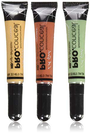 L.A. Girl Pro Conceal Set Orange, Yellow, Green Correctors by L.A. Girl