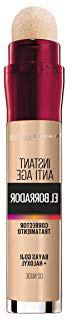 Maybelline Corrector de Ojeras, Bolsas e Imperfecciones Borrador Ojos Tono 02 Nude pieles claras, 6.8 ml