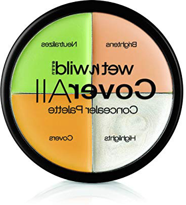 Wet n Wild 4 Colores Coverall Concealer Palette Maquillajes - 1 unidad