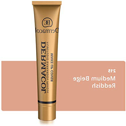 Dermacol DC Base Makeup Cover Total | Maquillaje Corrector Waterproof SPF 30 | Cubre Tatuajes, Cicatrices, Acné, Imperfecciones, Manchas en la Piel de la Cara y Cuerpo | Liquido - Mate Natural - 30g