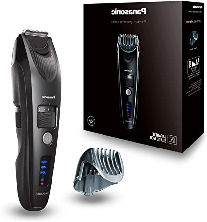 Panasonic ER-SB40-K803 - Barbero Premium de Precisión (Motor Ultrarrápido, Carga Rápida, Accesorio Adicional, Con o Sin cable, Motor Lineal, 19 Longitudes) Negro