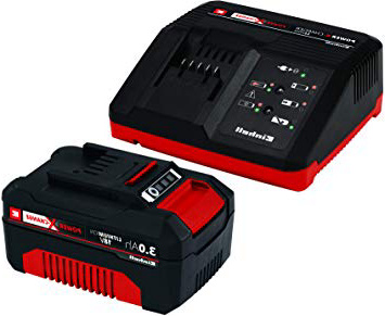 Einhell Power X-Change - Kit cargador con batería (18 V, 3.0 Ah, tiempo de carga de 60 minutos)