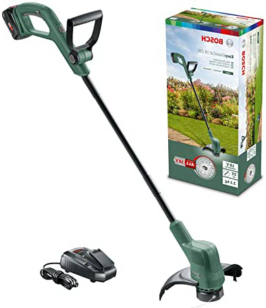 Bosch EasyGrassCut 18-230 - Cortabordes a batería (1 batería de litio 18V 2.0Ah, sistema de 18V, en caja de cartón)
