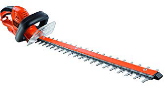 Black+Decker GT5560-QS Cortasetos (550 W) con Longitud de Espada de 60 cm y 25 mm de separación Entre Dientes