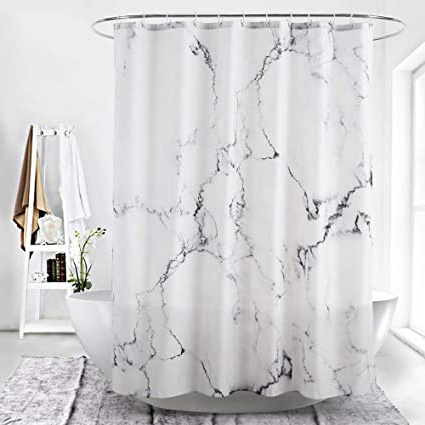 ufengke Cortinas de Ducha Mármol