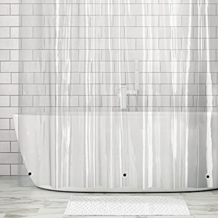 mDesign Cortina de baño Extra