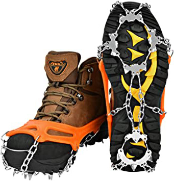 KATELUO Crampones, Crampones Nieve Hielo,