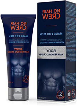 NO HAIR CREW Crema Depilatoria Corporal Premium Masculina – Hecha para Hombres 200 ml