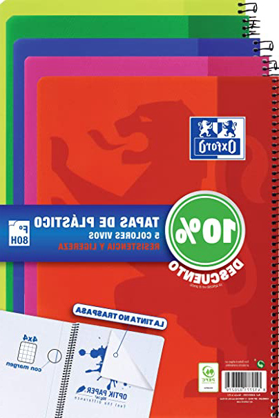 Oxford Cuadernos A4 , Tapa