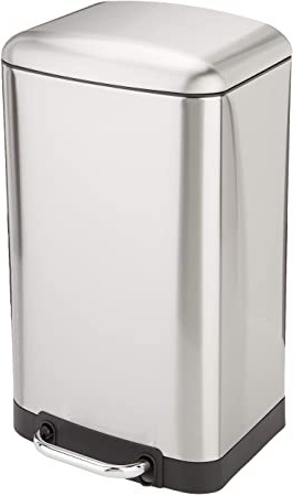 Amazon Basics Rectangle Soft-Close Trash